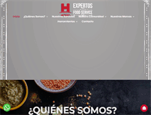 Tablet Screenshot of herdezfoodservice.com.mx